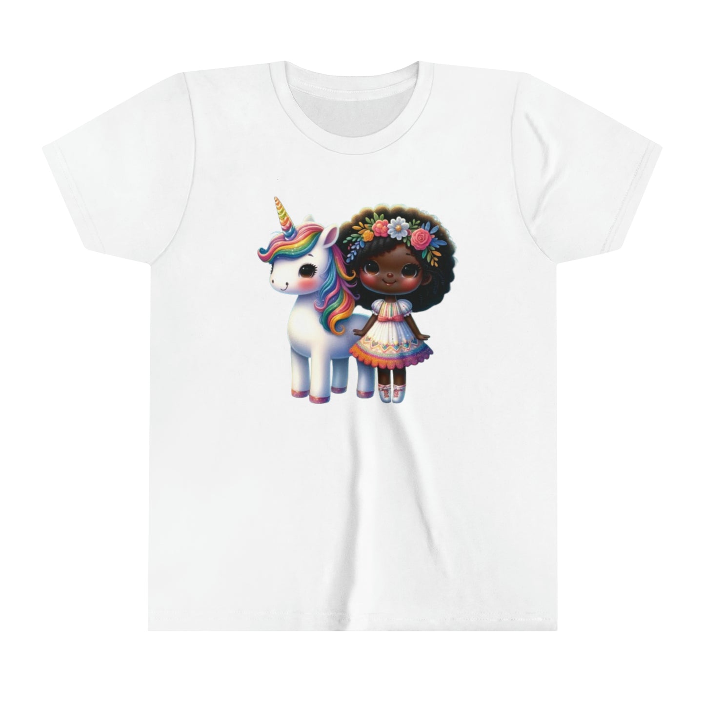 Enchanted Melanin Magic Youth Short Sleeve Tee