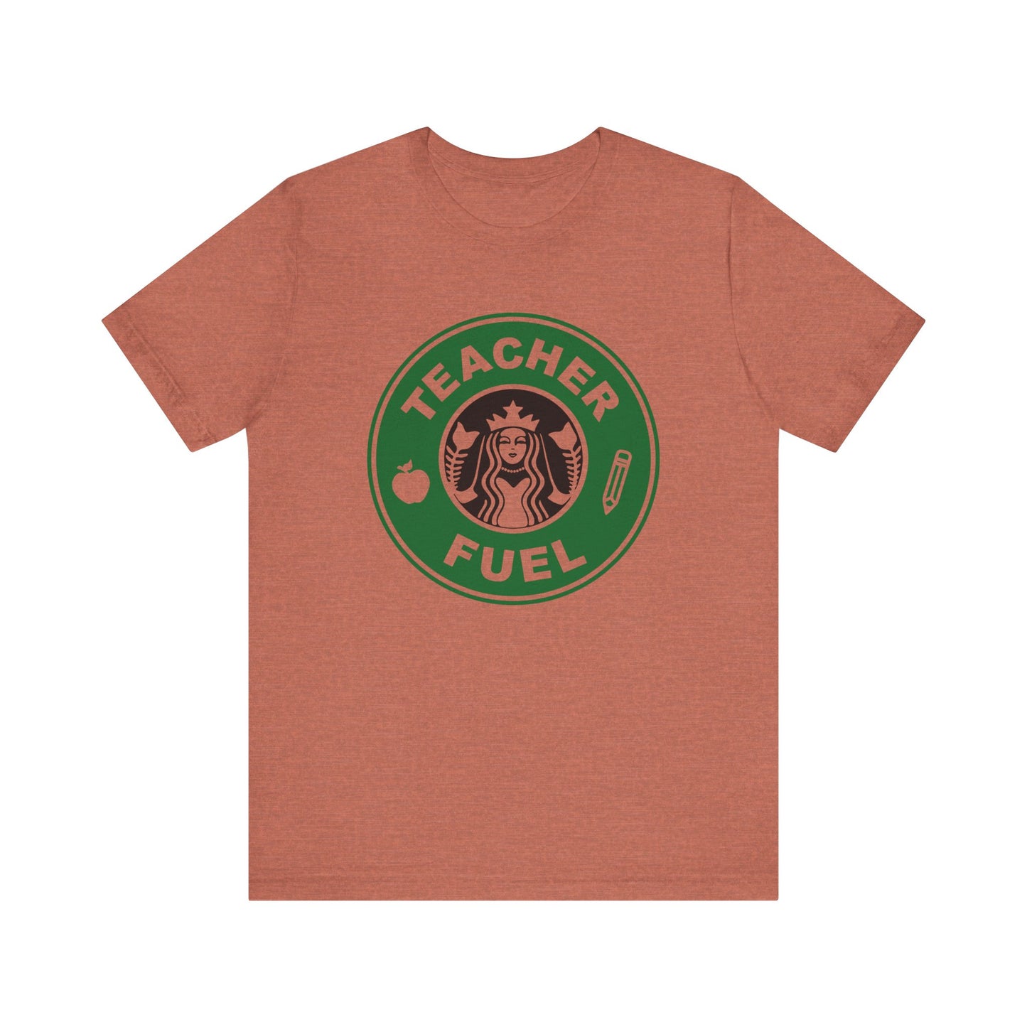 Teacher Fuel in a coffee Logo