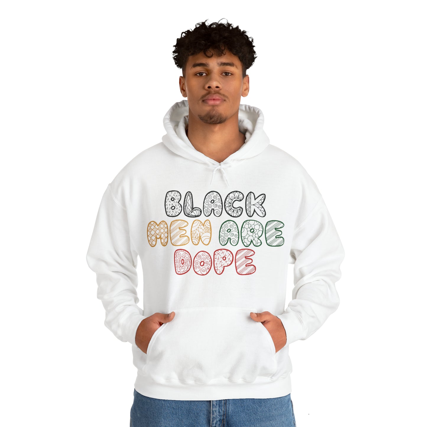 "Black men are dope "Unisex Heavy Blend™ Hooded Sweatshirt
