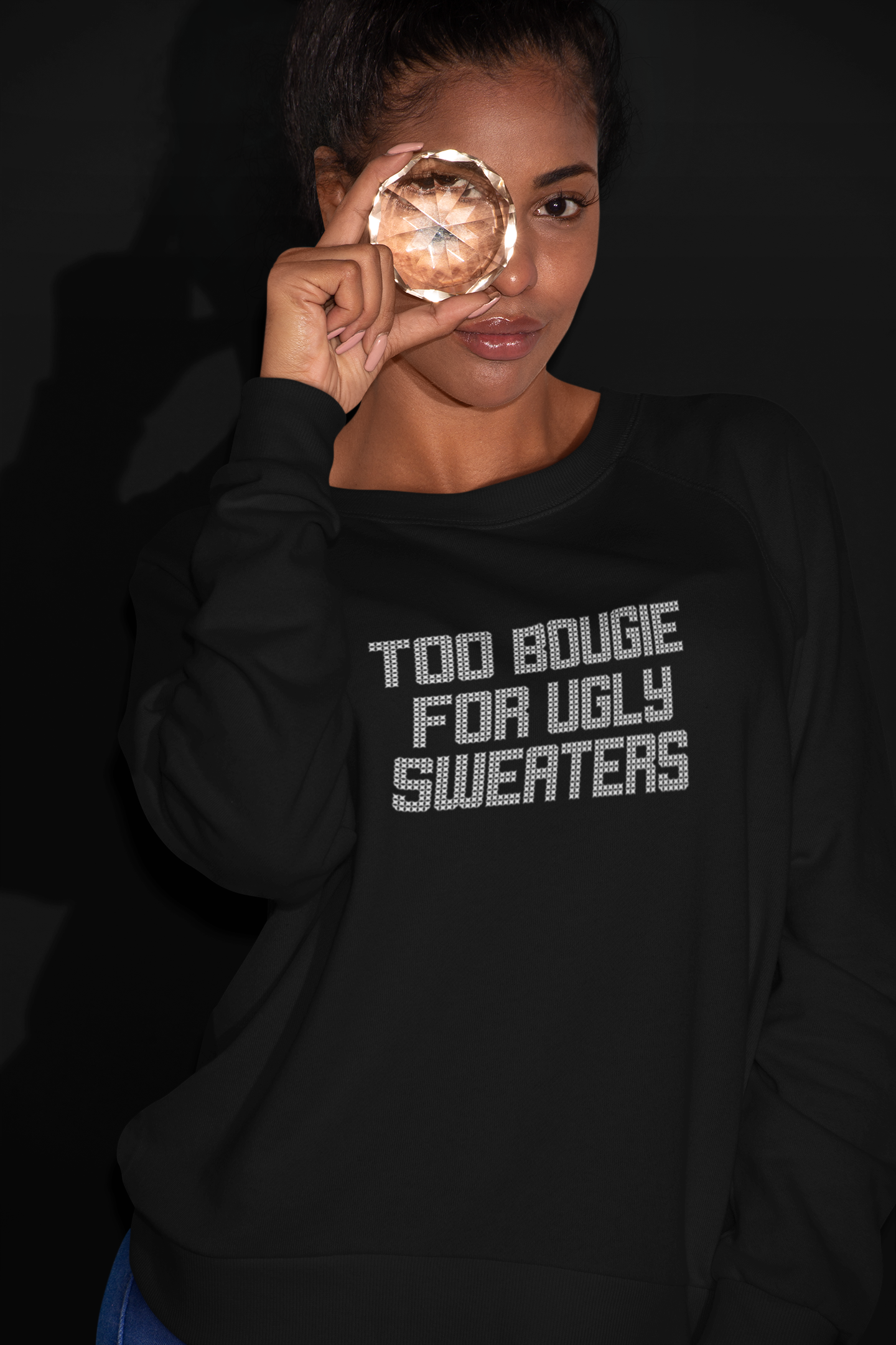 Too Bougie Crewneck Sweatshirt