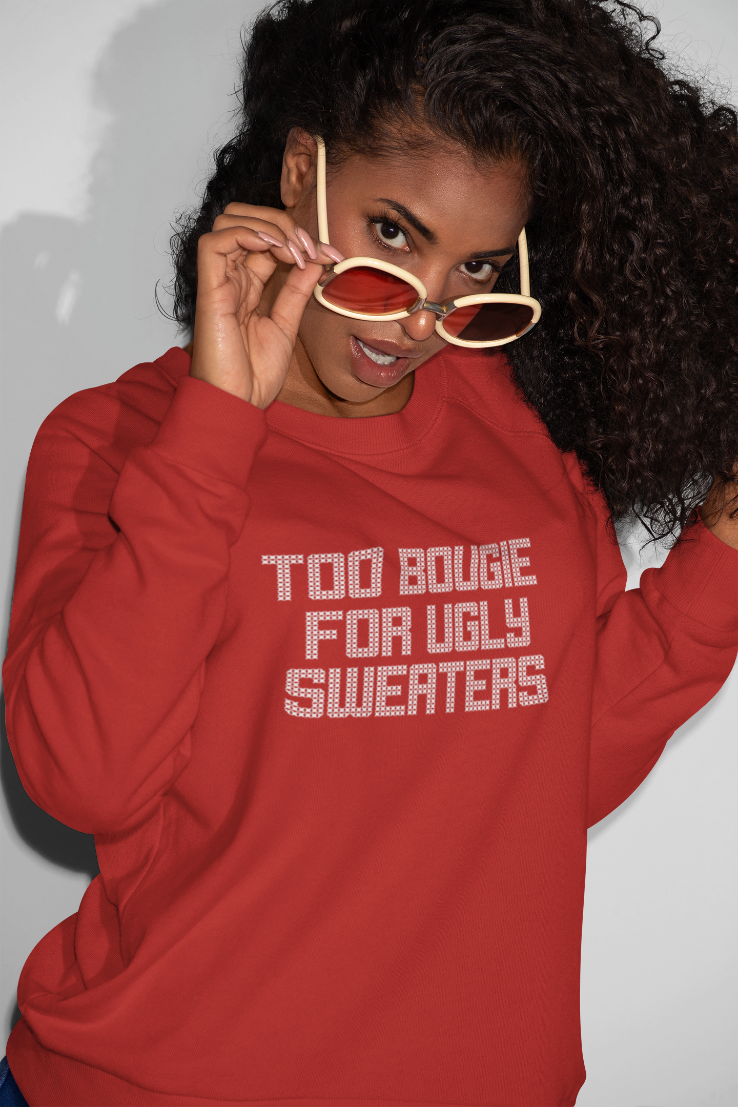 Too Bougie Crewneck Sweatshirt