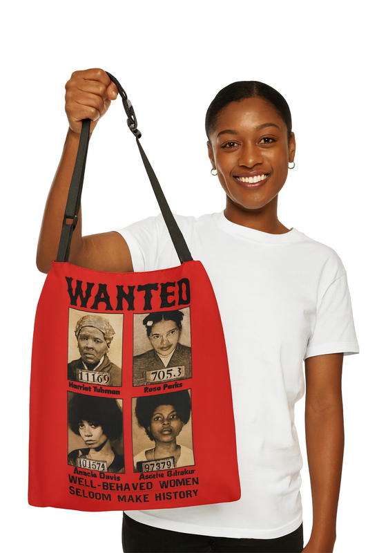 Well behaved women seldom make history tote bag