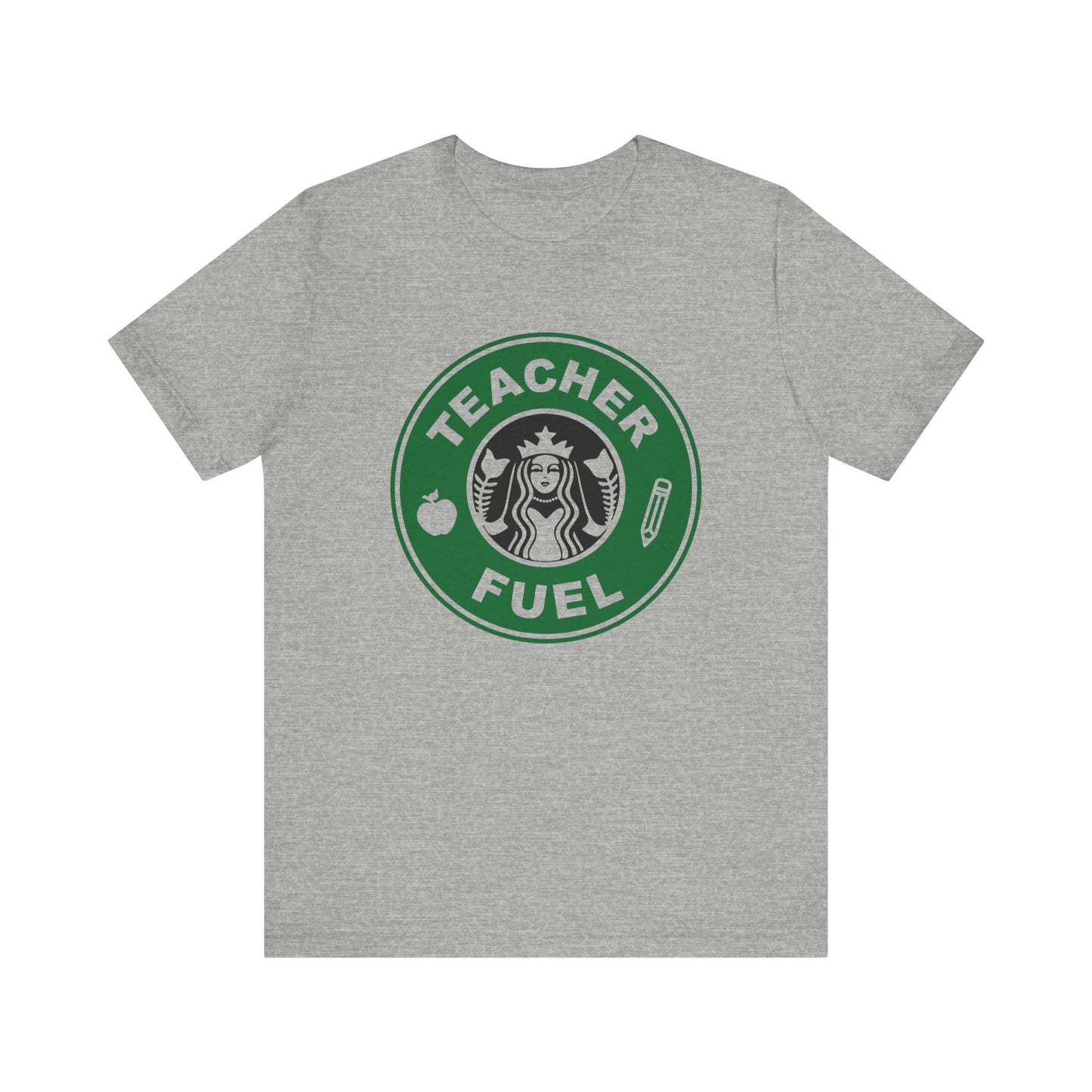Teacher Fuel in a coffee Logo