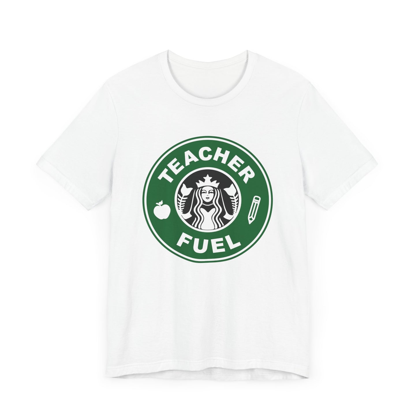 Teacher Fuel in a coffee Logo