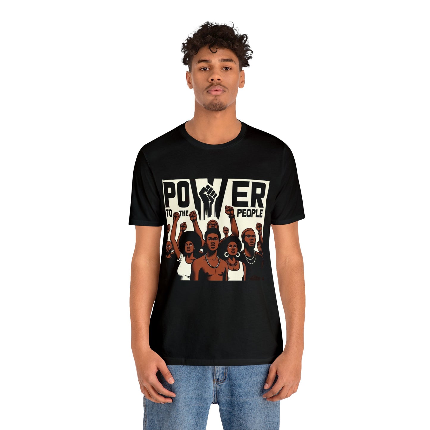 PoWer to the peopleUnisex Jersey Short Sleeve Tee