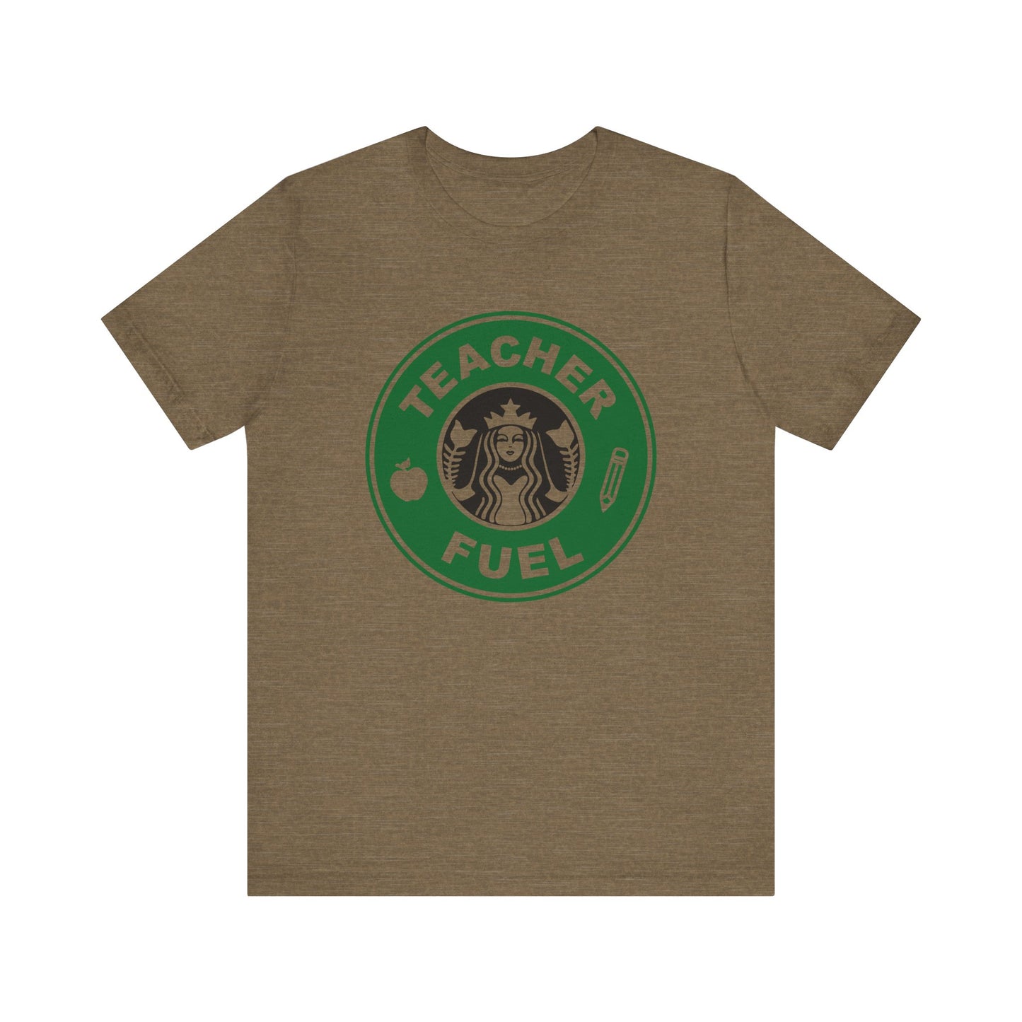Teacher Fuel in a coffee Logo