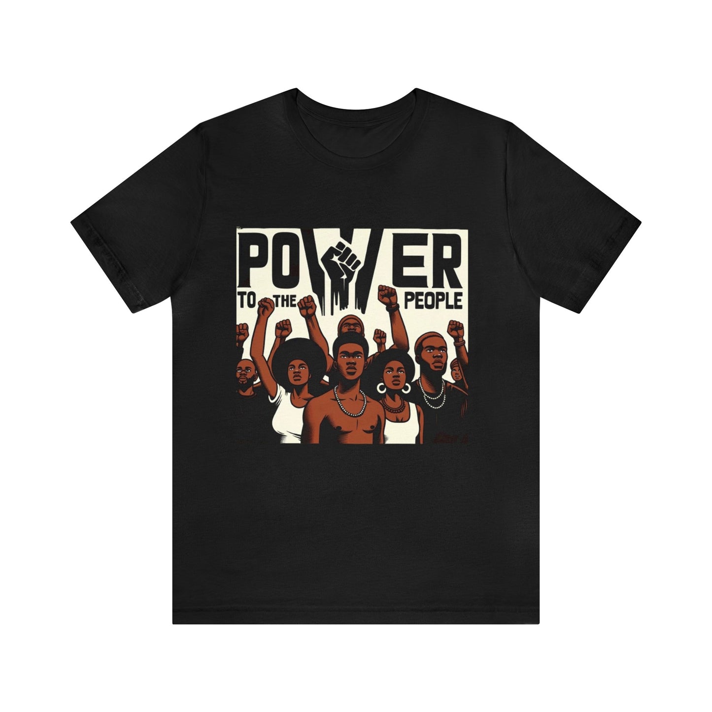 PoWer to the peopleUnisex Jersey Short Sleeve Tee