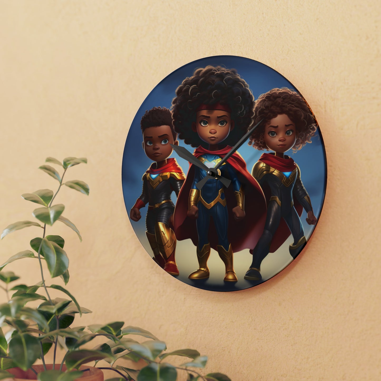 A New Dawn: Heroes of Tomorrow wall Clock