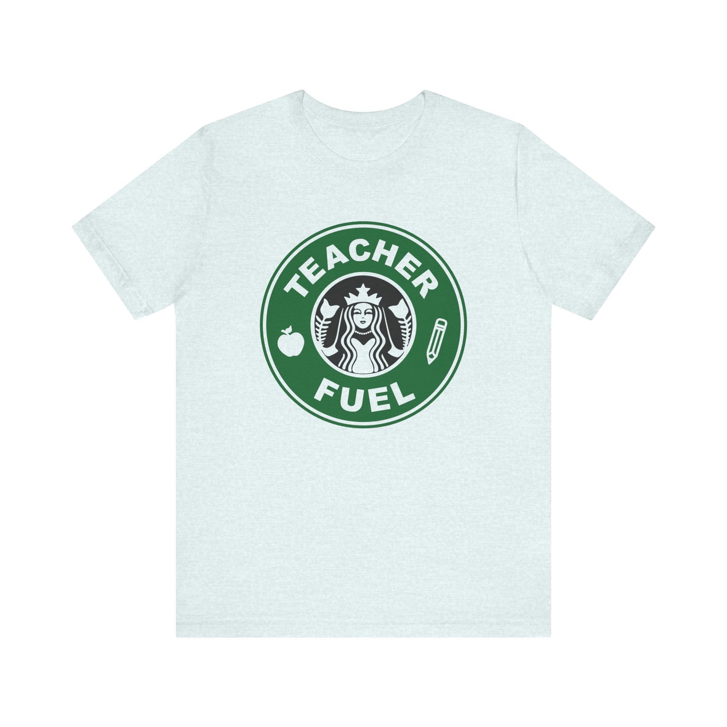 Teacher Fuel in a coffee Logo