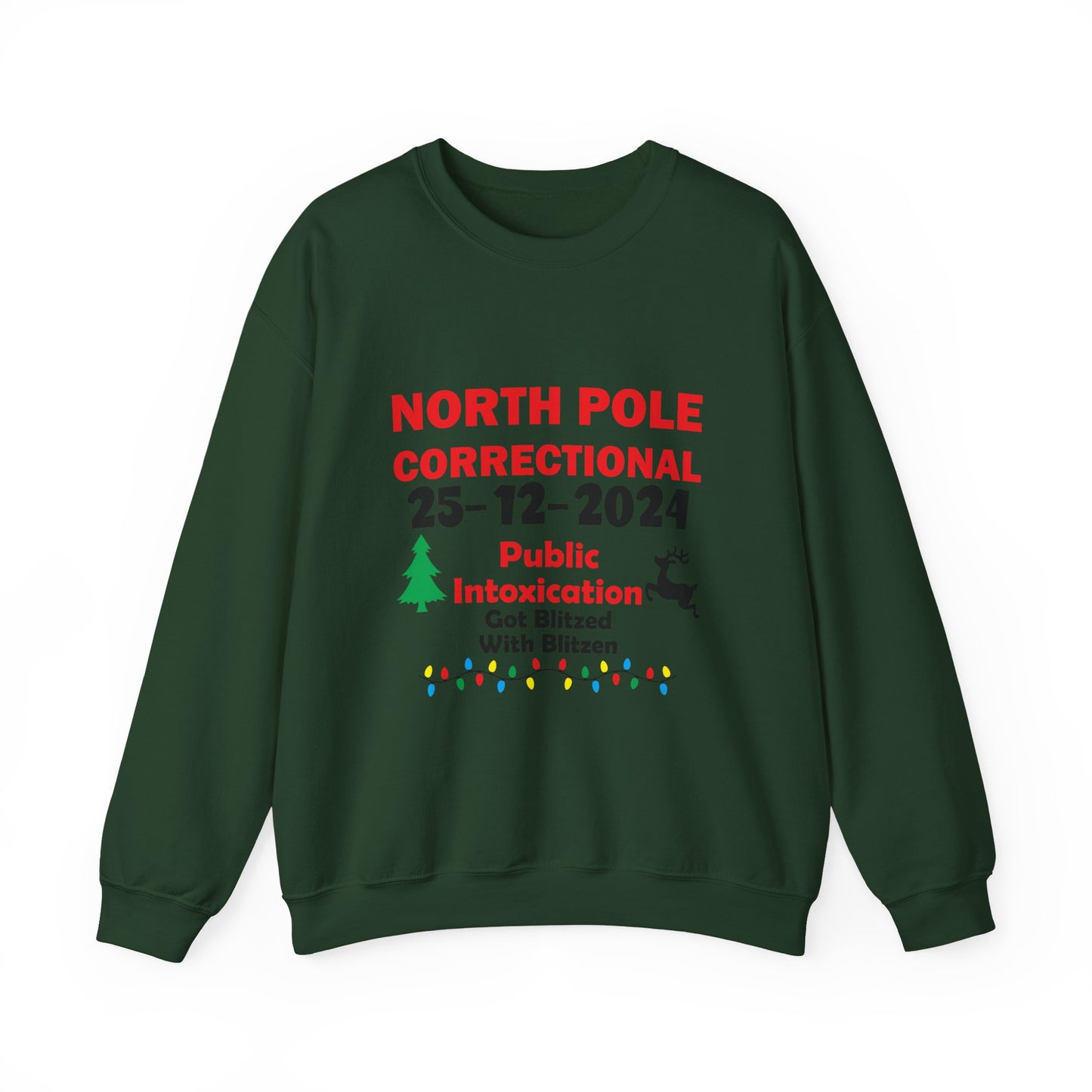 "North Pole Correctional" Crewneck Sweatshirt