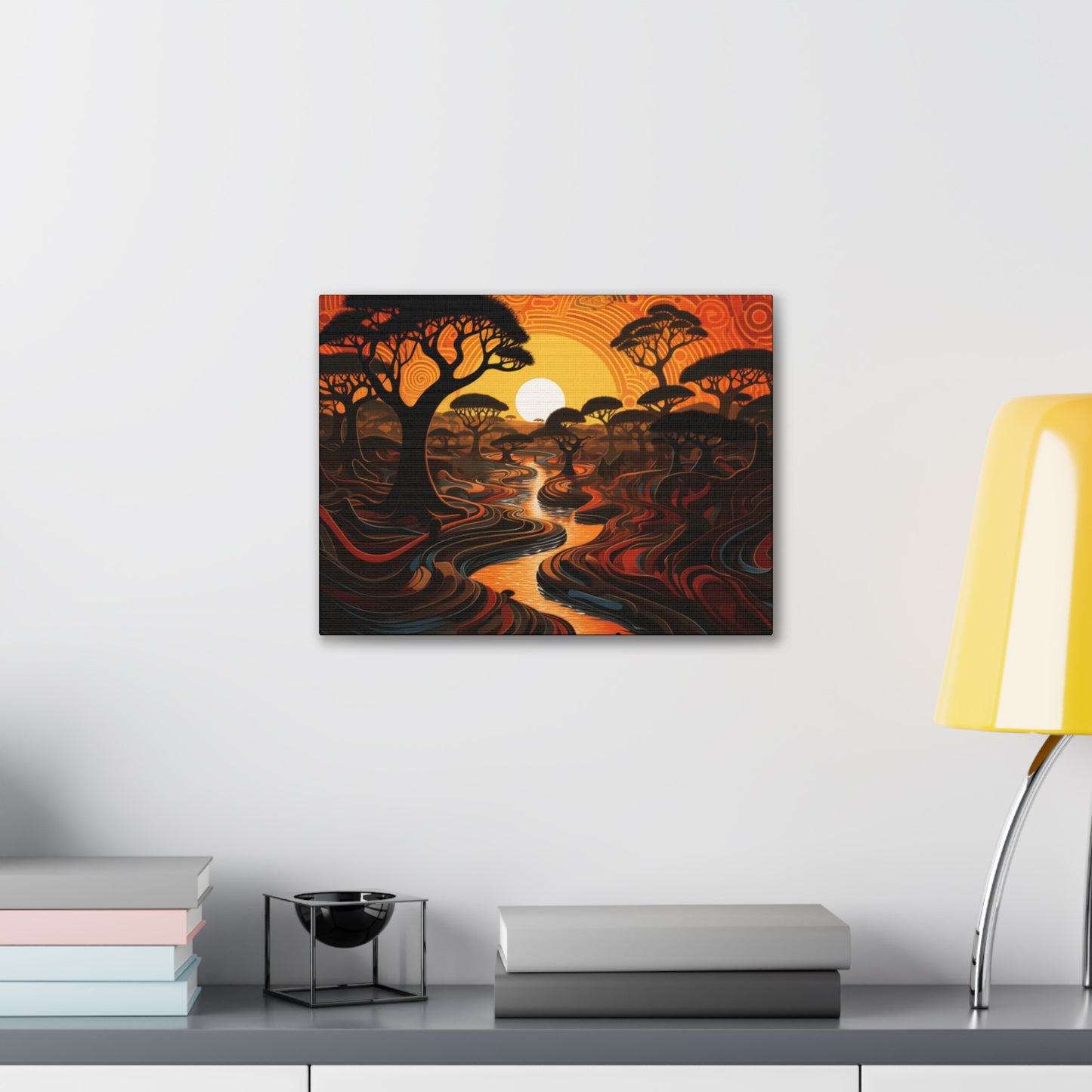 The Melody of Nature's Twilight Gallery Canvas