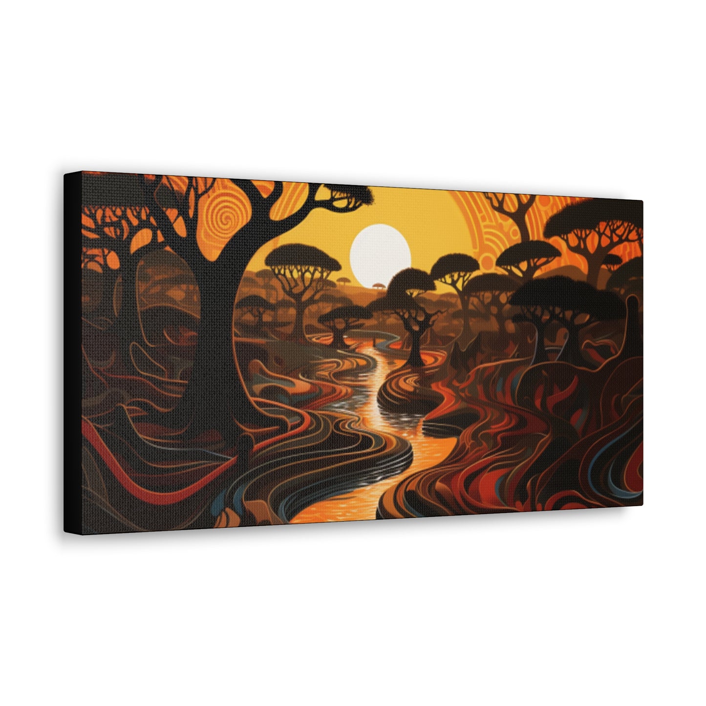 The Melody of Nature's Twilight Gallery Canvas