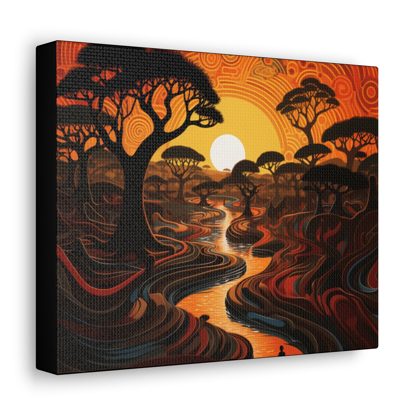 The Melody of Nature's Twilight Gallery Canvas