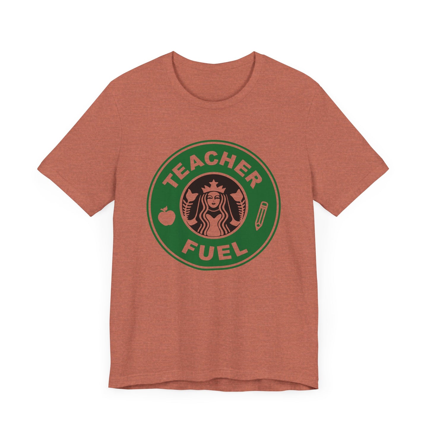 Teacher Fuel in a coffee Logo
