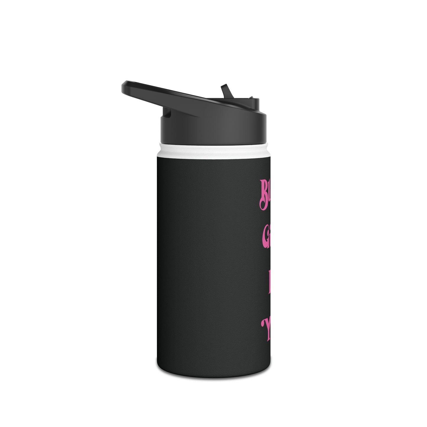 Black Girls Do Yoga Stainless Steel Water Bottle