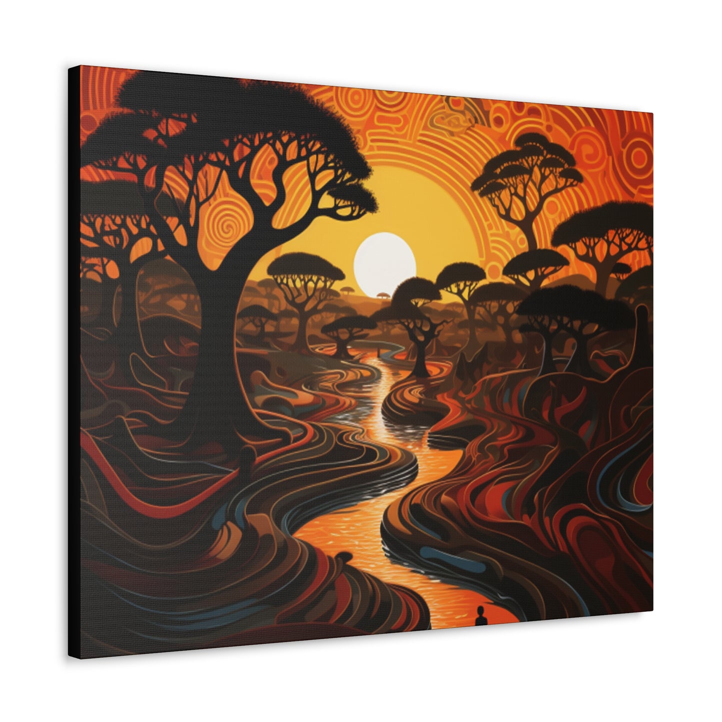 The Melody of Nature's Twilight Gallery Canvas