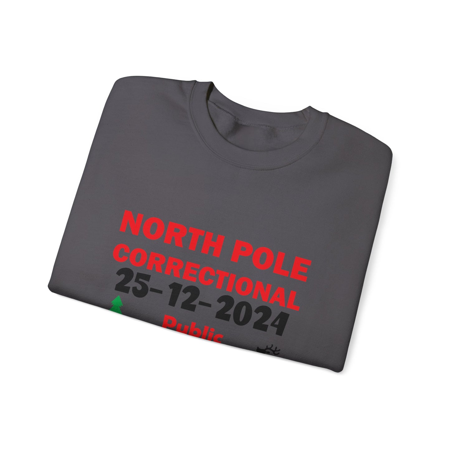 "North Pole Correctional" Crewneck Sweatshirt