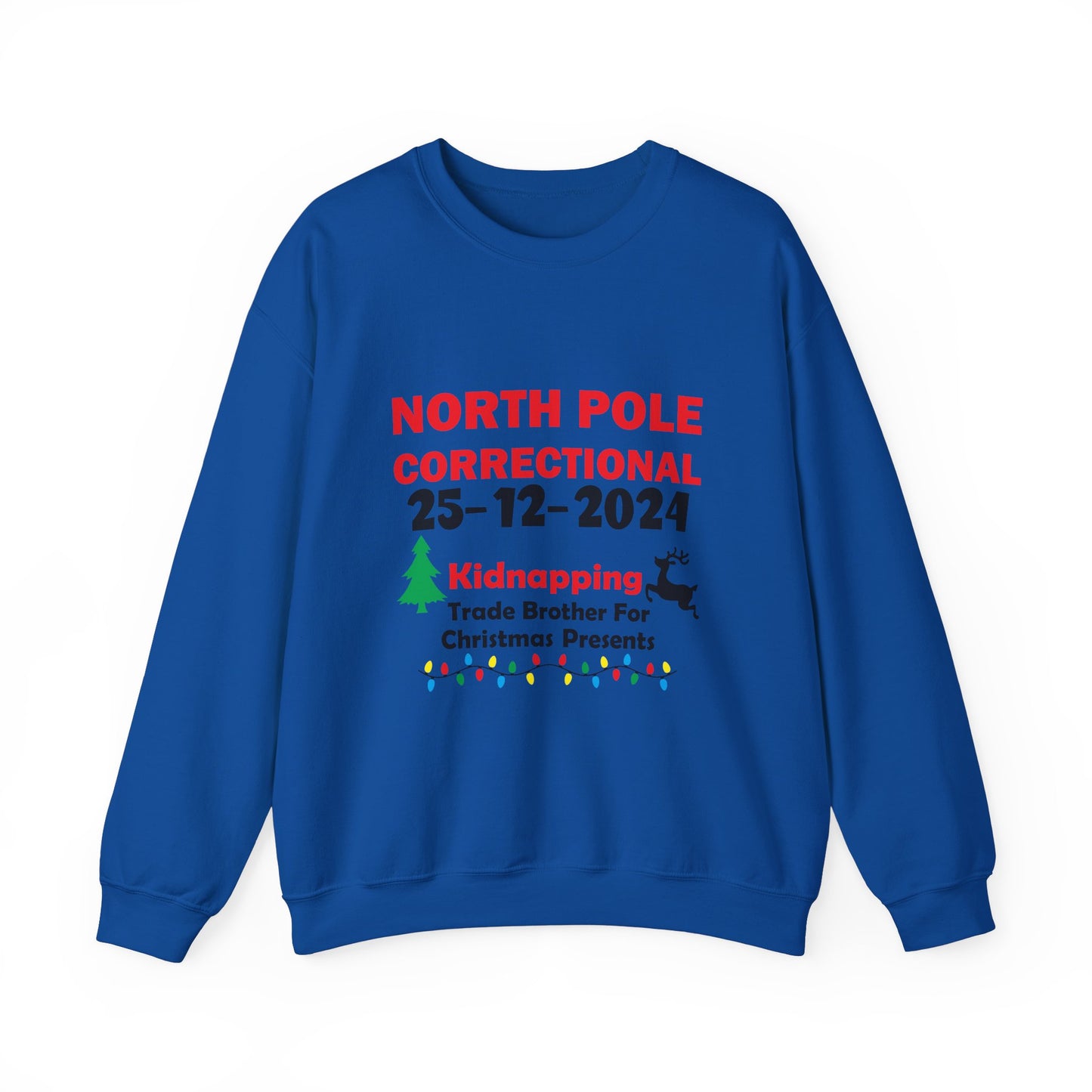 "North Pole Correctional"  Crewneck Sweatshirt