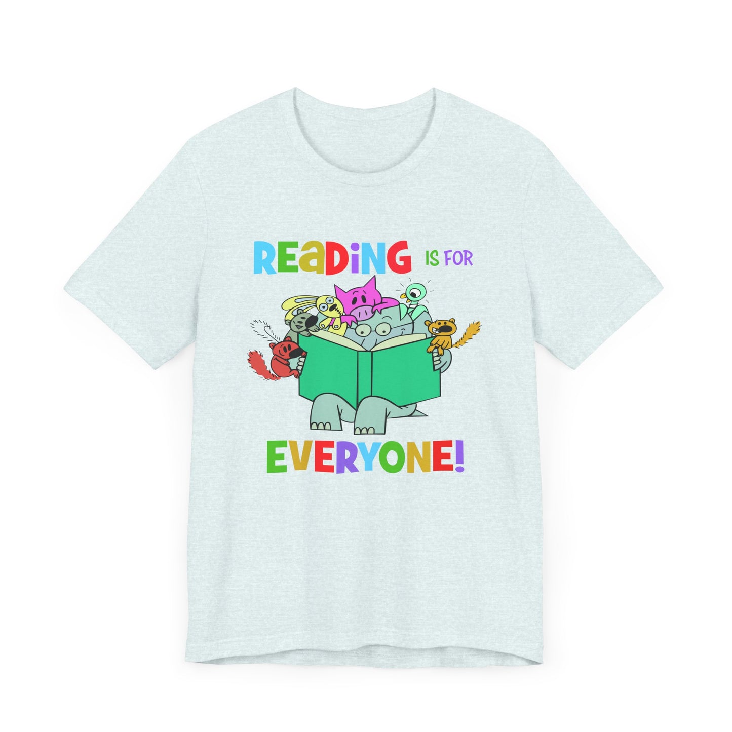 Reading is for everyone" Unisex Jersey Short Sleeve Tee