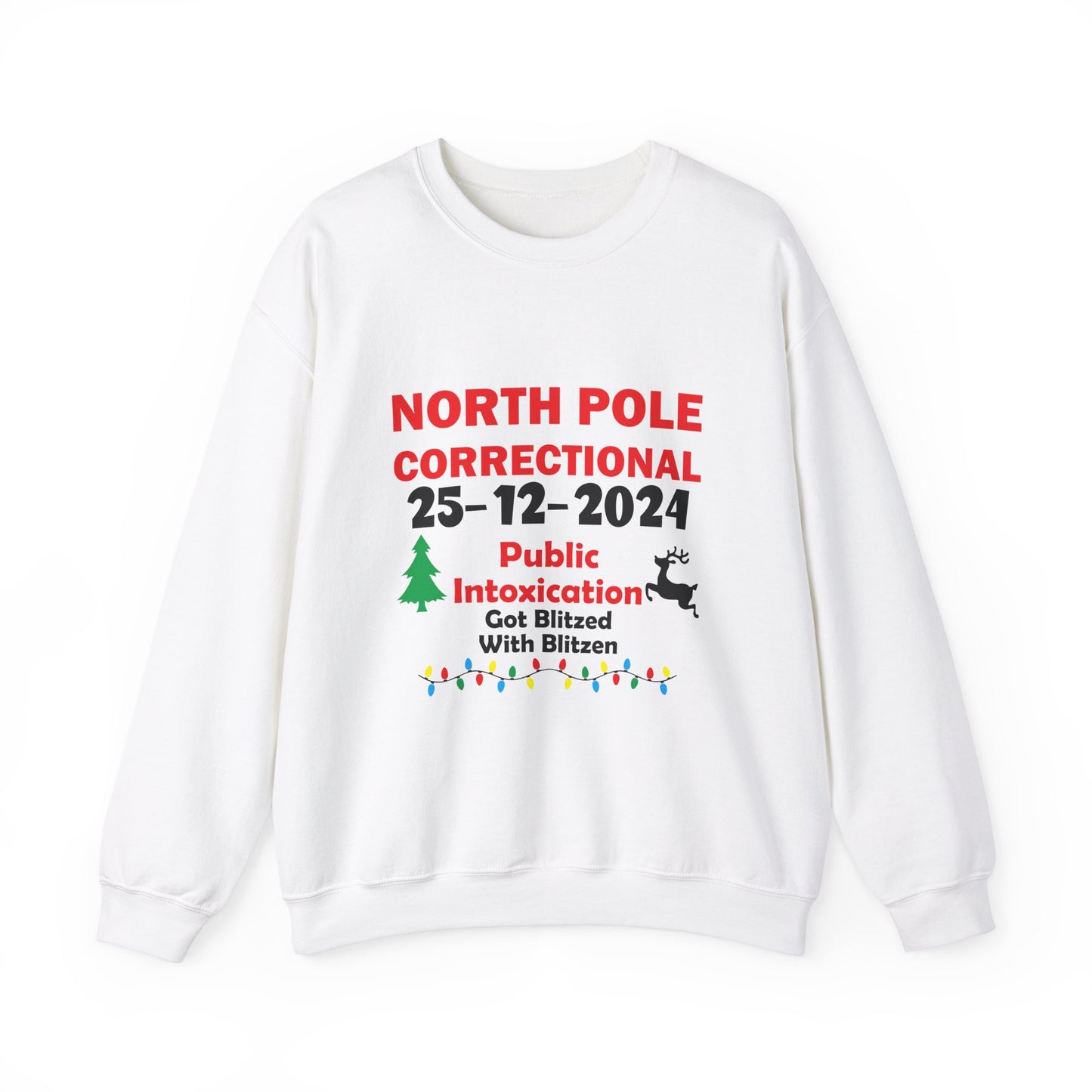 "North Pole Correctional" Crewneck Sweatshirt