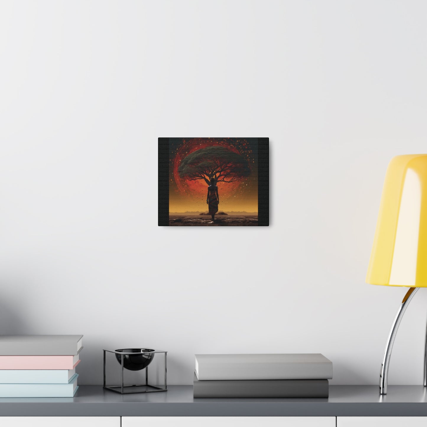 Savannah Sunset: Dusk's Embrace Gallery Canvas