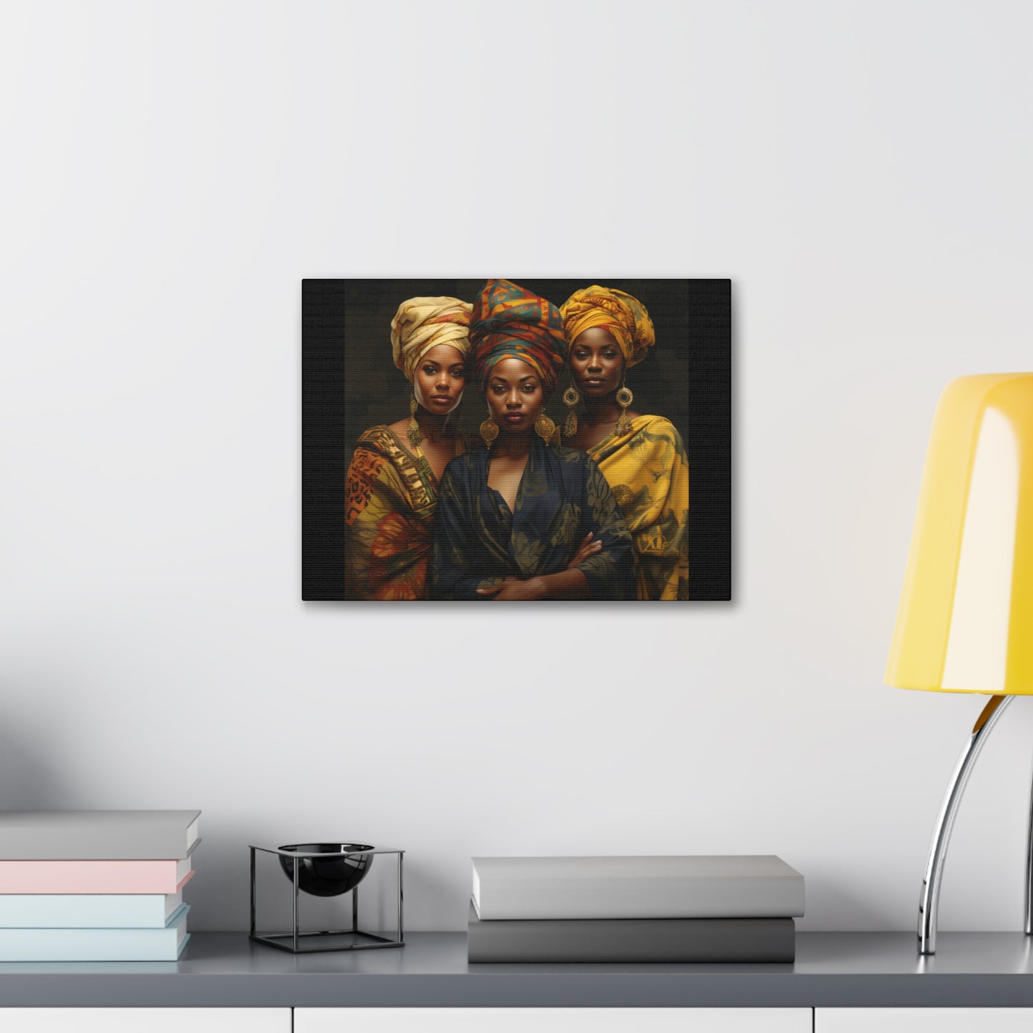 Regal Resonance: Portraits of Strength and Elegance Gallery Canvas