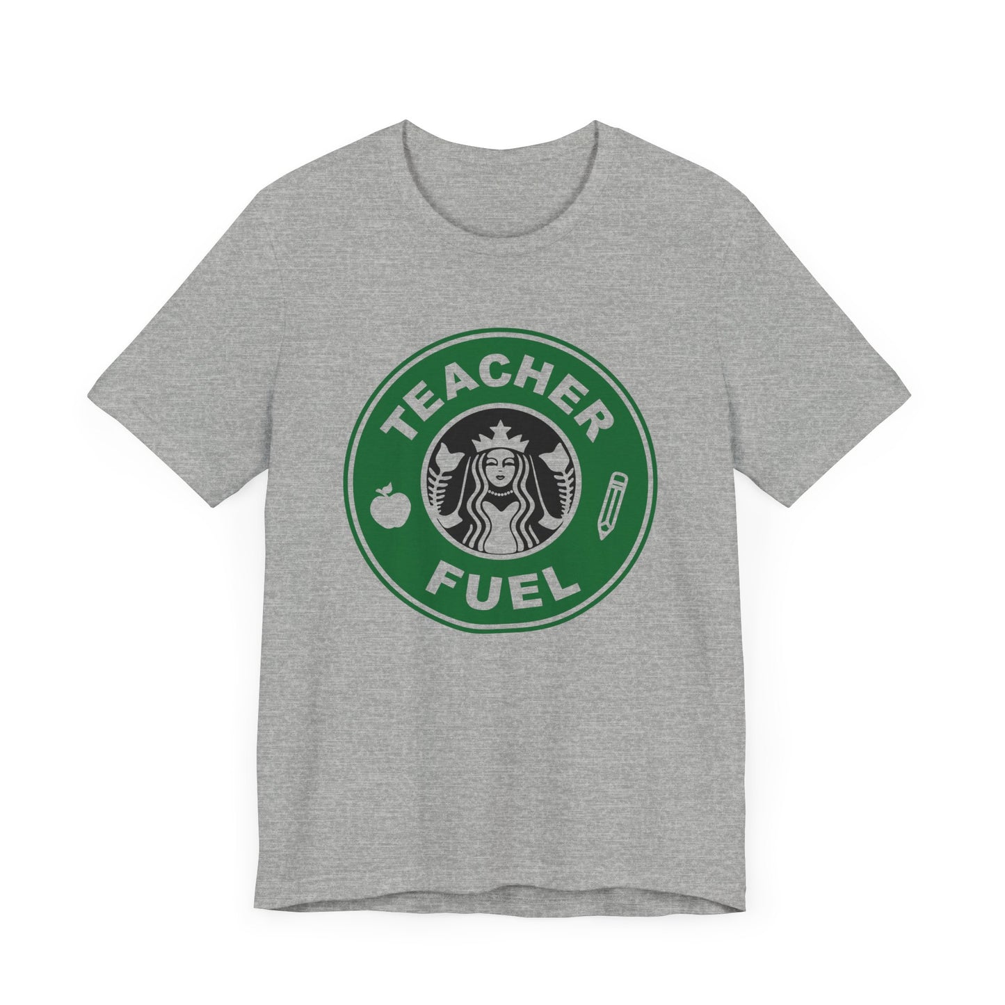 Teacher Fuel in a coffee Logo