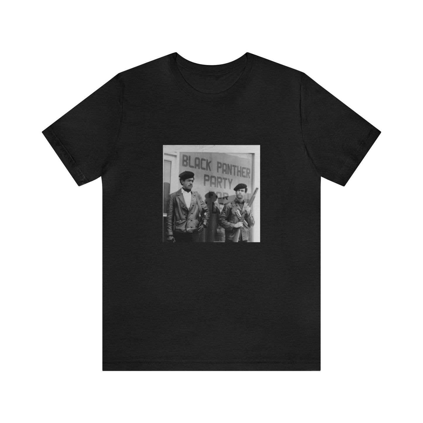 Black Panther Party leaders Unisex Jersey Short Sleeve Tee