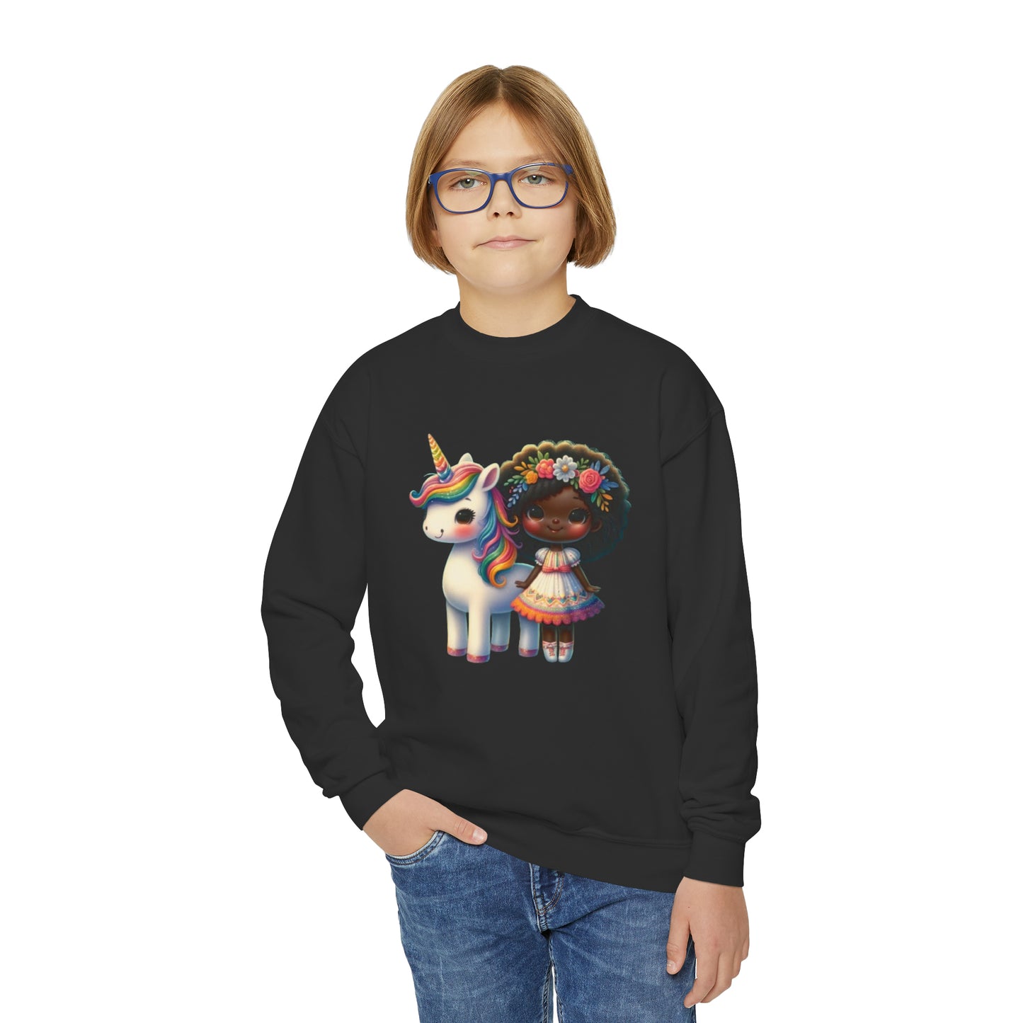 Princess Zara -Youth Crewneck Sweatshirt