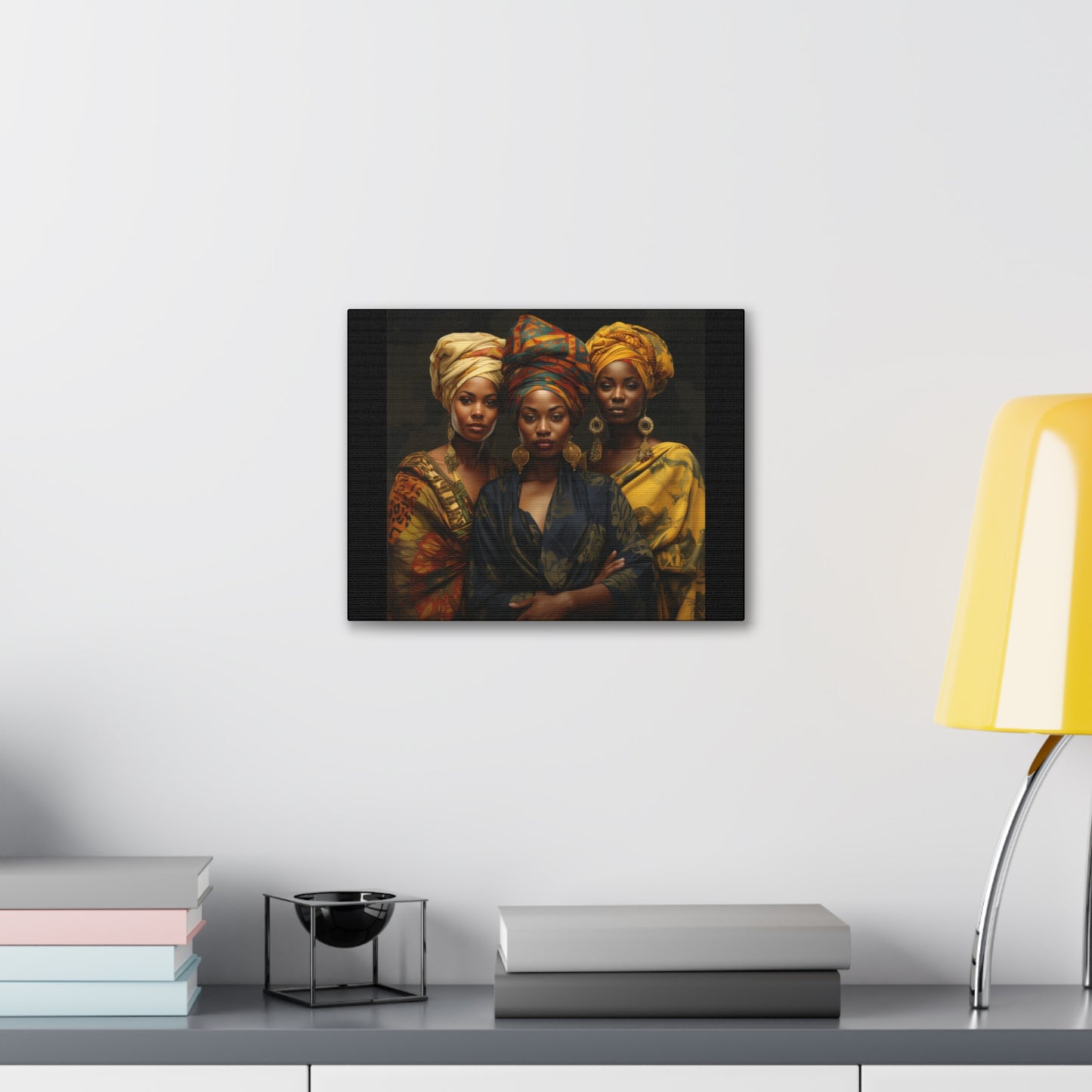 Regal Resonance: Portraits of Strength and Elegance Gallery Canvas