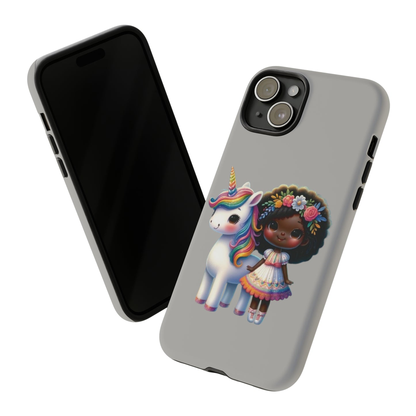 Enchanted Melanin Magic phone cases