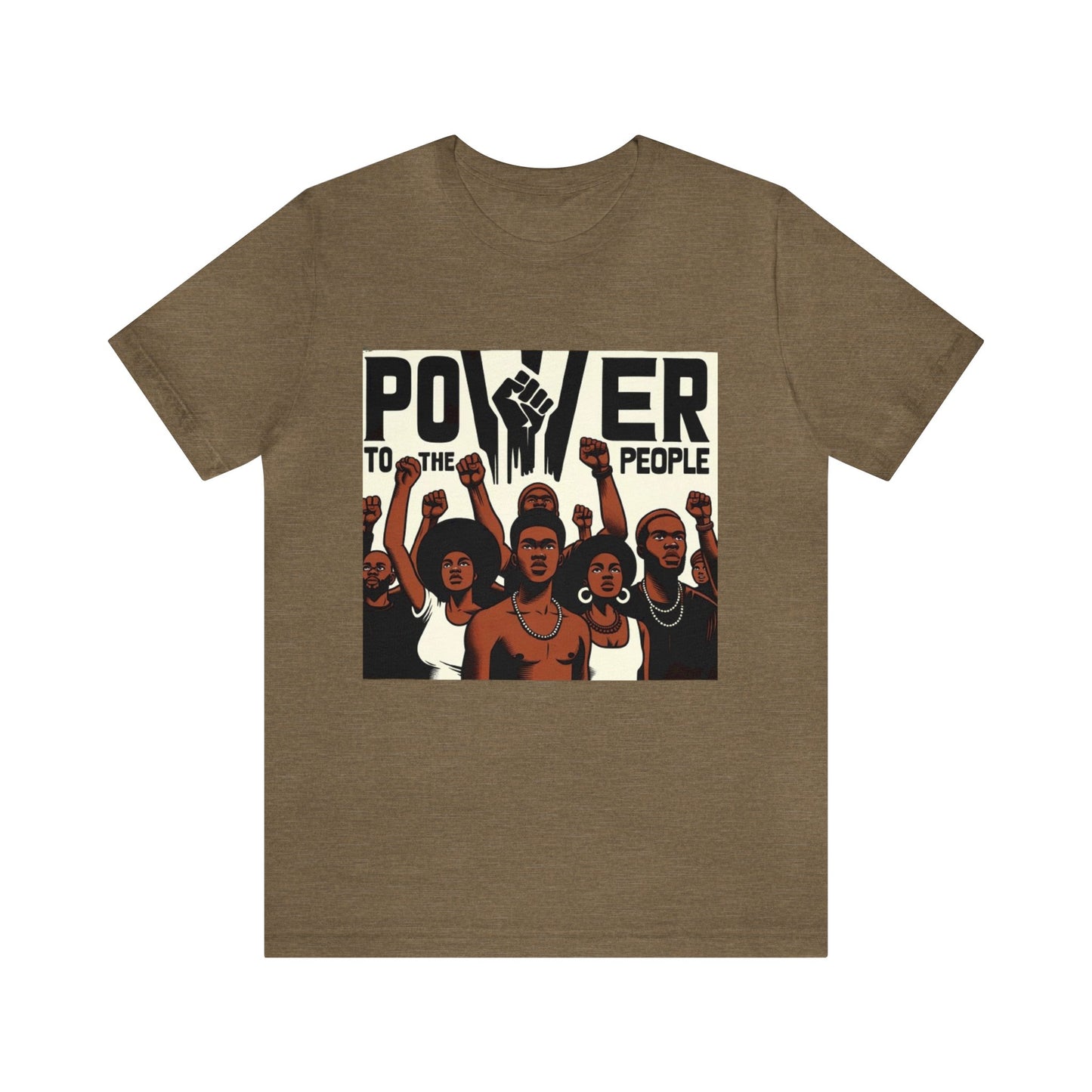 PoWer to the peopleUnisex Jersey Short Sleeve Tee