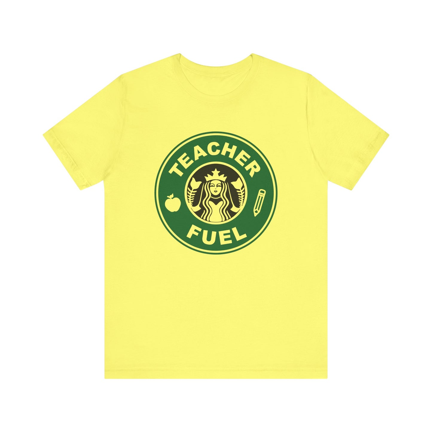 Teacher Fuel in a coffee Logo