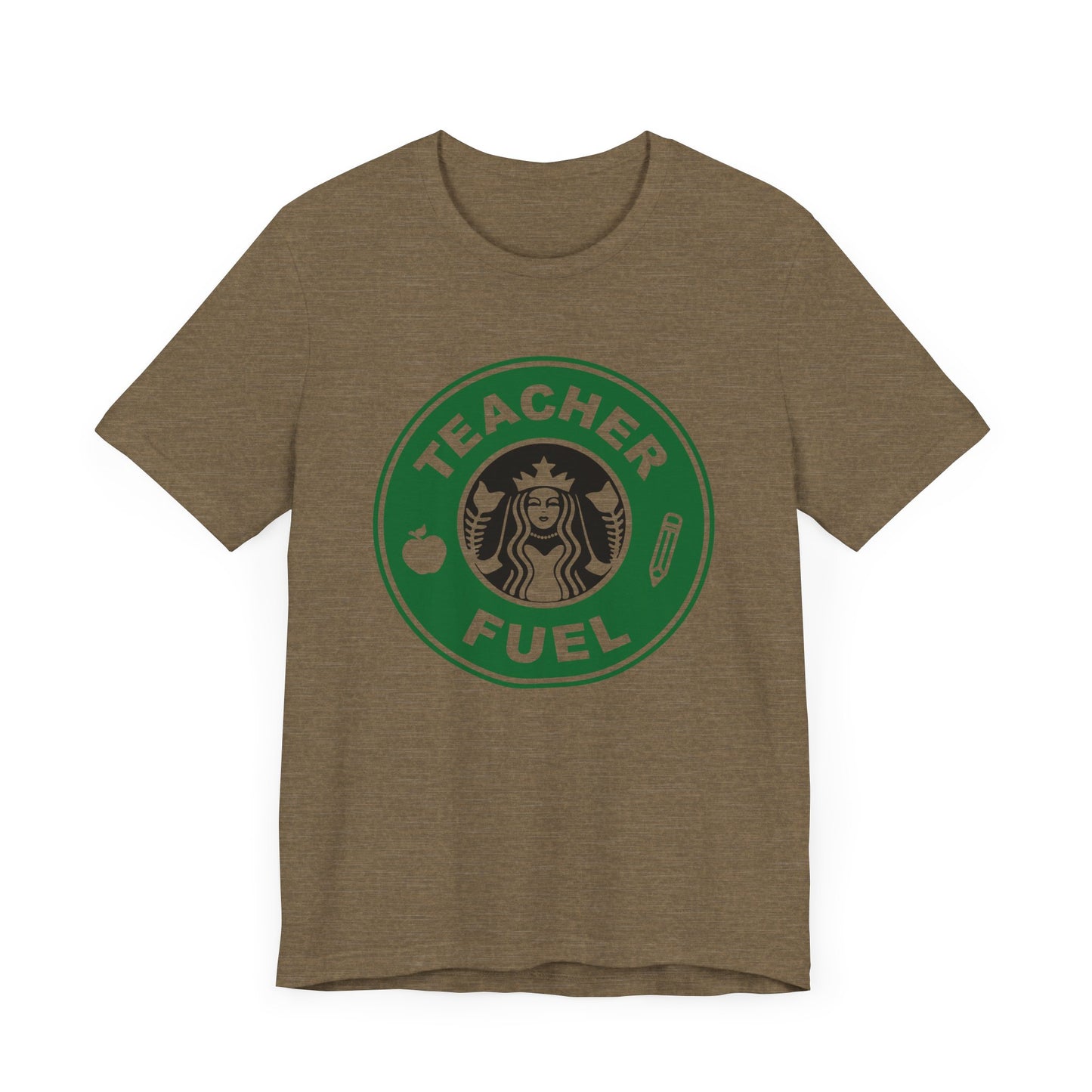 Teacher Fuel in a coffee Logo