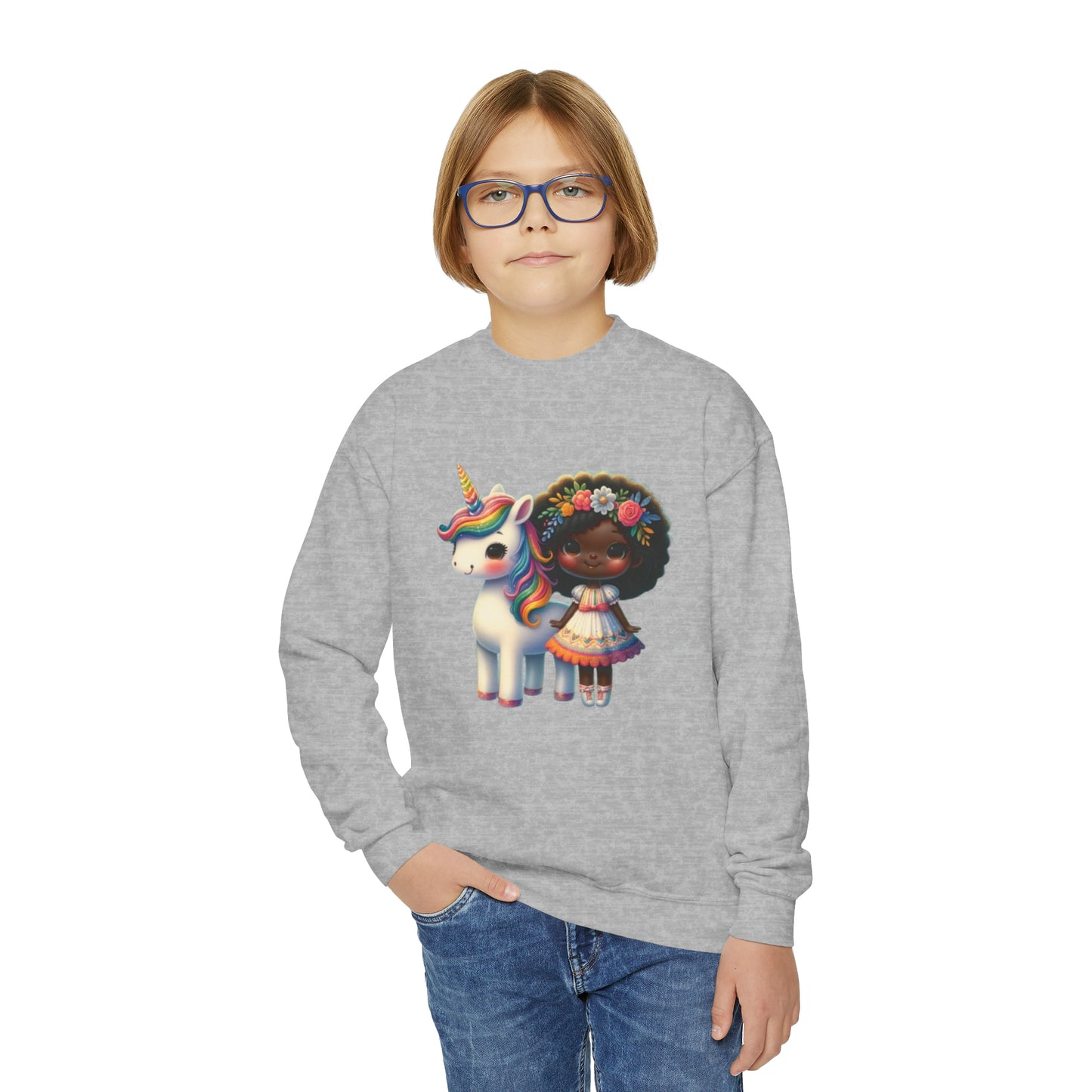 Princess Zara -Youth Crewneck Sweatshirt