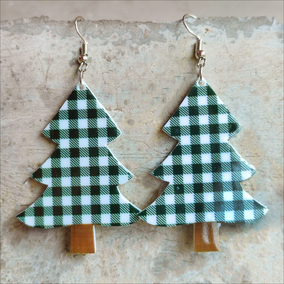 Christmas Themed Acrylic Dangle Earrings