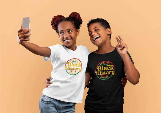 Black History for Me  Youth Short Sleeve Tee